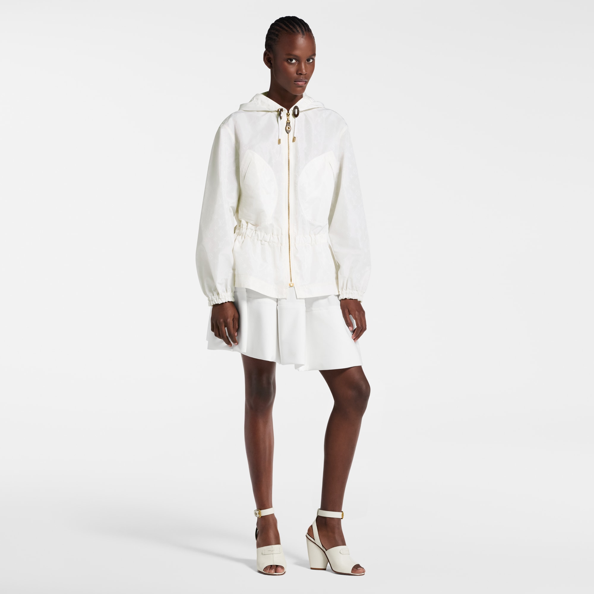 Hooded Monogram Parka  in Women