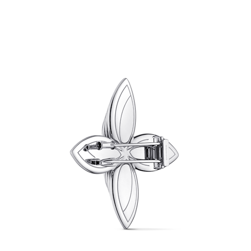 Idylle Blossom Brooch, White Gold & Diamonds in Les Extraordinaires's Jewelry Others collections by Louis Vuitton (Product zoom)