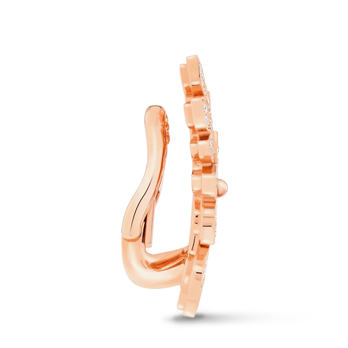 Idylle Blossom Ear Cuff, Pink Gold And Diamonds - Per Unit in Jewellery's Categories Earrings collections by Louis Vuitton (Product zoom)