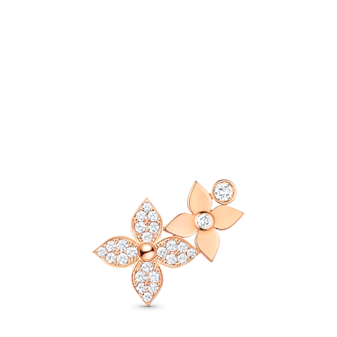 Idylle Blossom Left Earring, Pink Gold And Diamonds - Per Unit in Jewellery's Categories All Fine Jewellery collections by Louis Vuitton (Product zoom)