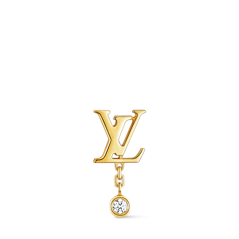 Idylle Blossom LV Ear Stud, Yellow Gold And Diamond - Per Unit in Jewellery's Categories All Fine Jewellery collections by Louis Vuitton (Product zoom)