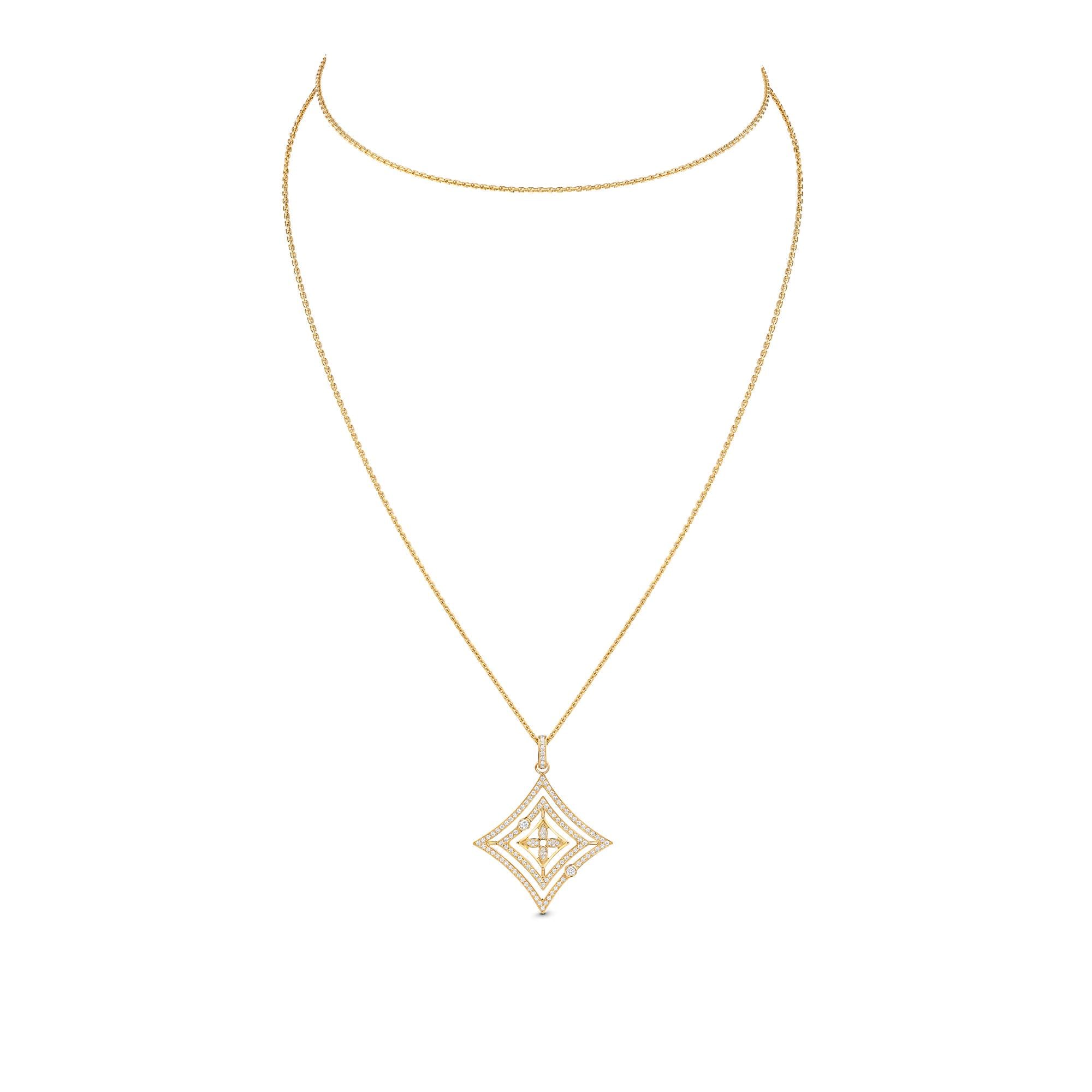 Idylle Blossom Medallion, Yellow Gold And Diamonds  in Jewellery