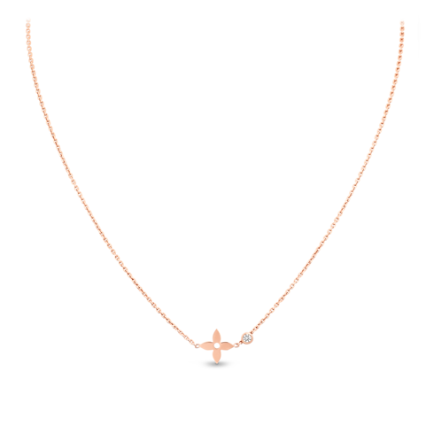 Idylle Blossom pendant, pink gold and diamond in Jewellery's Categories Necklaces and Pendants collections by Louis Vuitton (Product zoom)
