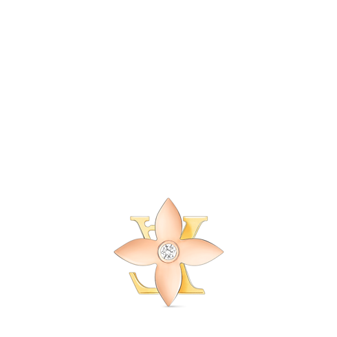 Idylle Blossom Ear Stud, Pink Gold And Diamonds - Per Unit in Jewellery's Categories Earrings collections by Louis Vuitton