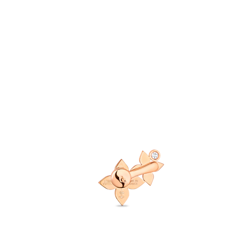 Idylle Blossom Right Earring, Pink Gold And Diamonds - Per Unit in Jewellery's Categories All Fine Jewellery collections by Louis Vuitton (Product zoom)