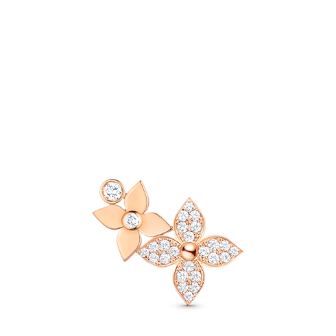Idylle Blossom Right Earring, Pink Gold And Diamonds - Per Unit in Jewellery's Categories All Fine Jewellery collections by Louis Vuitton (Product zoom)
