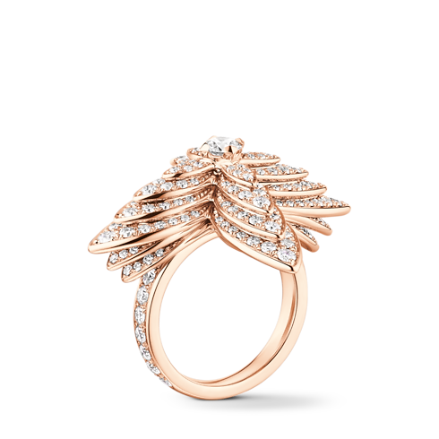 Idylle Blossom Ring, Rose Gold and Diamonds in Les Extraordinaires's Jewelry Rings collections by Louis Vuitton (Product zoom)