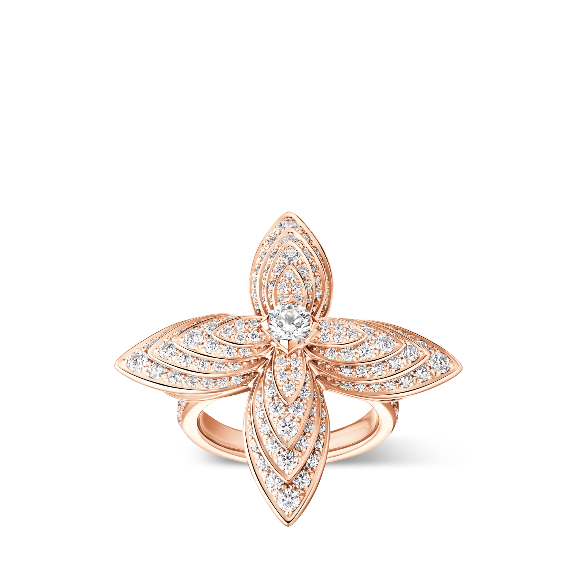 Idylle Blossom Ring, Rose Gold and Diamonds  in Les Extraordinaires