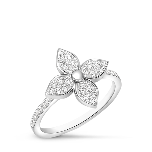 Idylle Blossom Ring, White Gold And Diamonds in Jewellery's Categories All Fine Jewellery collections by Louis Vuitton (Product zoom)