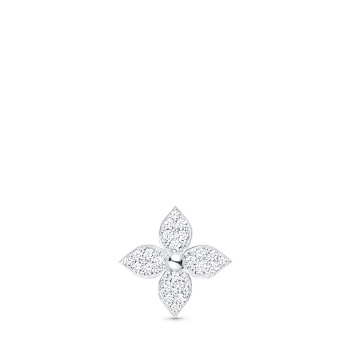 Idylle Blossom Stud, White Gold And Diamonds - Per Unit in Jewellery's Categories Earrings collections by Louis Vuitton (Product zoom)