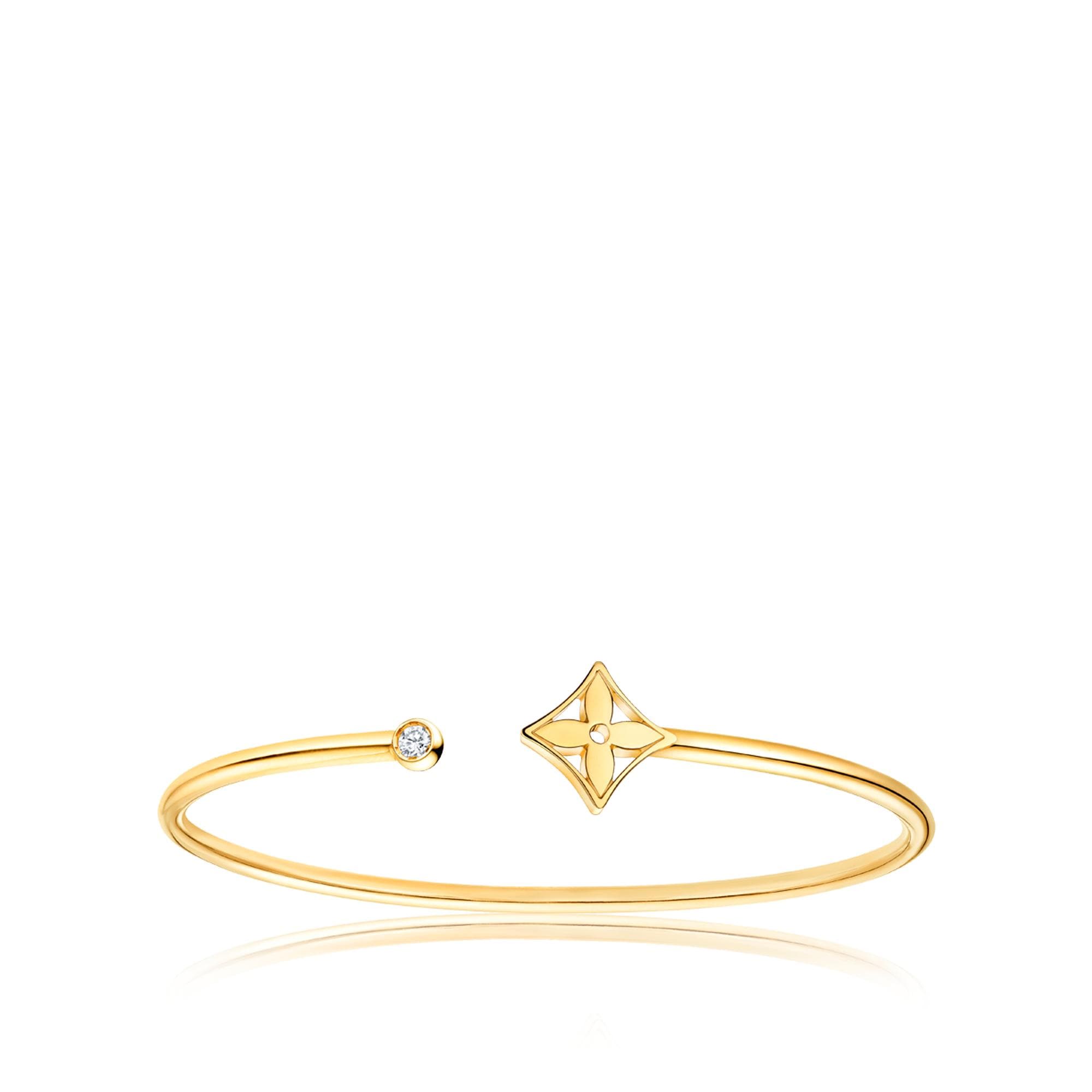 Idylle Blossom Twist Bracelet, Yellow Gold  in Jewellery