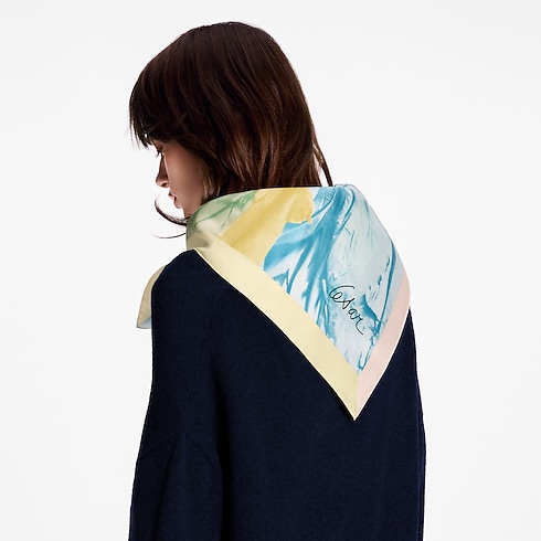 Impressions Mélées Square 90 . in Women's Accessories Silk Squares and Bandeaus collections by Louis Vuitton (Product zoom)