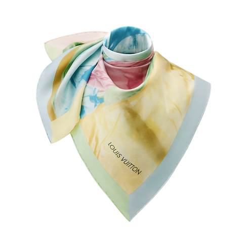 Impressions Mélées Square 90 . in Women's Accessories Silk Squares and Bandeaus collections by Louis Vuitton (Product zoom)