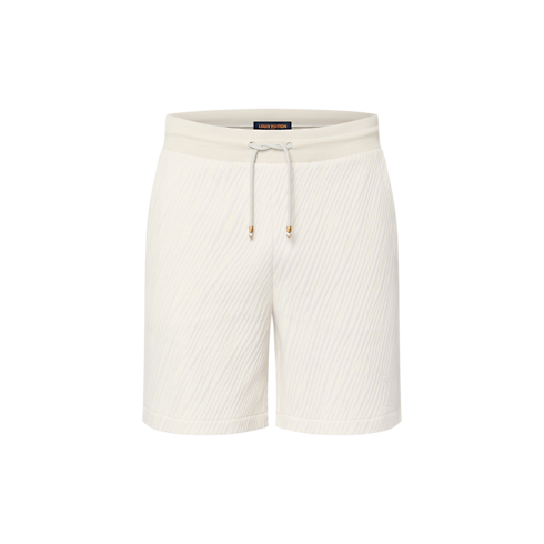 Jacquard Cotton-Blend Jersey Shorts in Men's Ready-to-Wear Pants collections by Louis Vuitton (Product zoom)