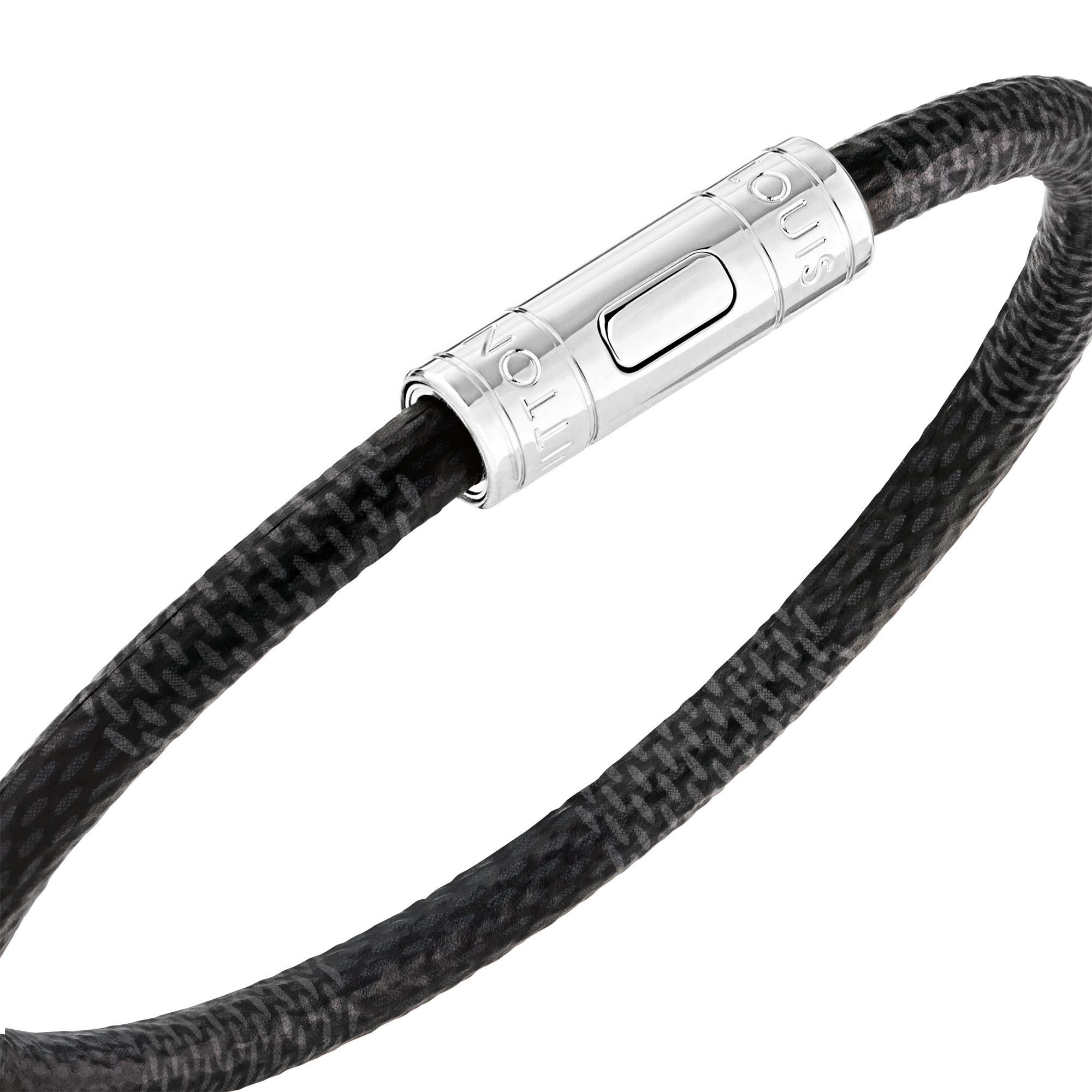 Keep It Bracelet Damier Graphite in Men