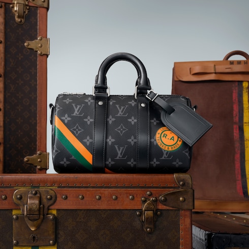 Keepall Bandoulière 25 Monogram Eclipse in Men's Bags All Collections collections by Louis Vuitton