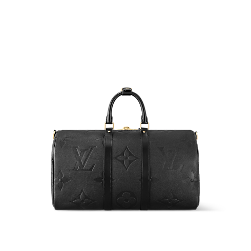 Keepall Bandoulière 45 Monogram Empreinte in Men's Travel Men's Duffle and Travel Bags collections by Louis Vuitton (Product zoom)