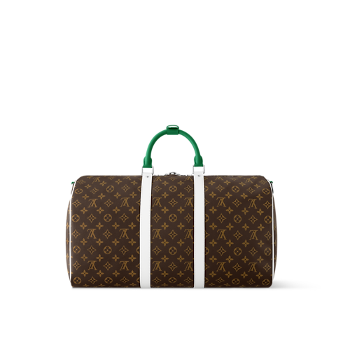 Keepall Bandoulière 50 Monogram Macassar in Bags and Small Leather Goods's Men Bags LV Icons collections by Louis Vuitton (Product zoom)