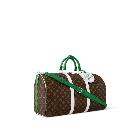 Keepall Bandoulière 50 Monogram Macassar in Bags and Small Leather Goods's Men Bags LV Icons collections by Louis Vuitton (Product zoom)
