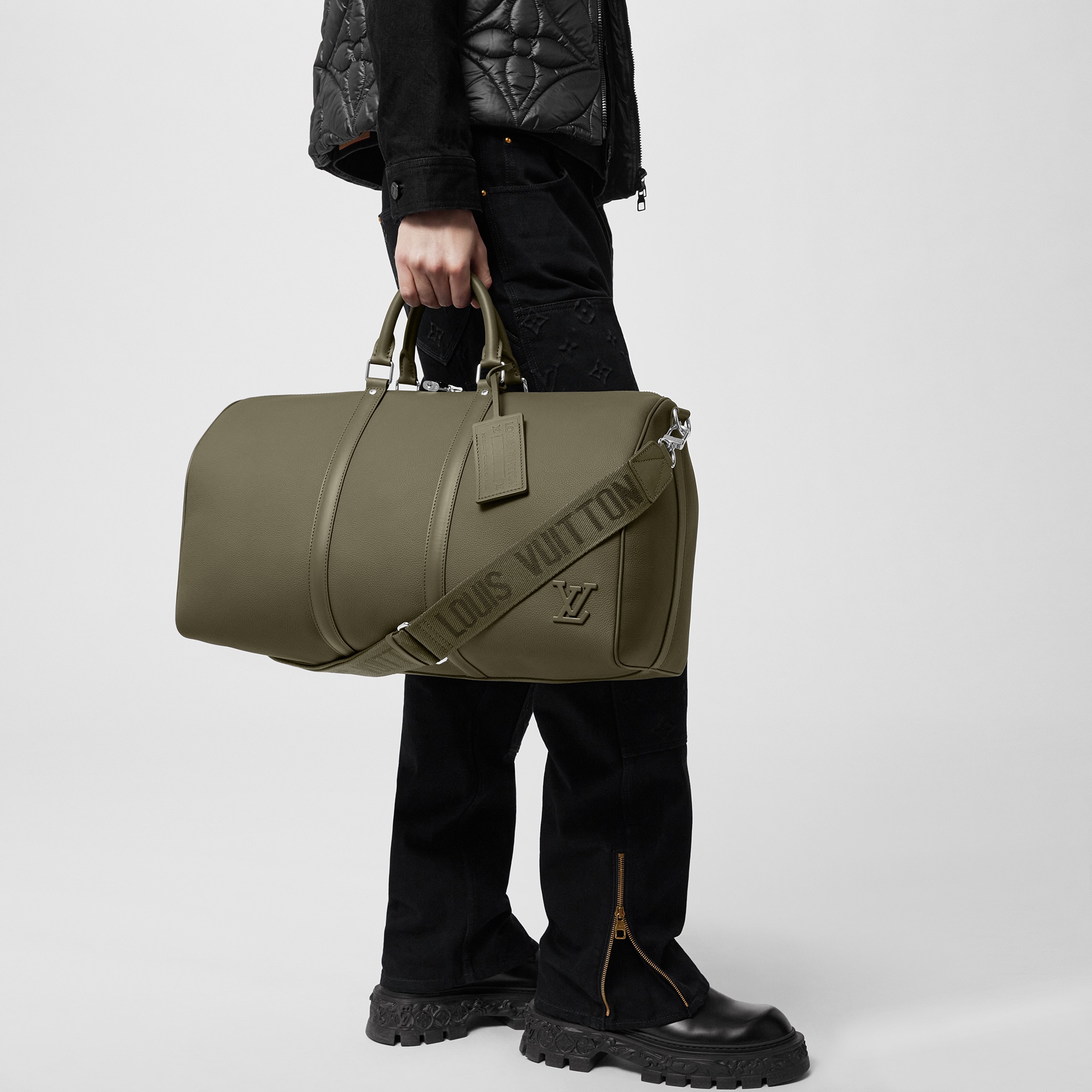 Keepall Bandoulière 50 LV Aerogram in Men