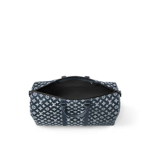 Keepall Bandoulière 50 Monogram Shadow Leather in Men's Discontinued Product Obs 11 collections by Louis Vuitton (Product zoom)