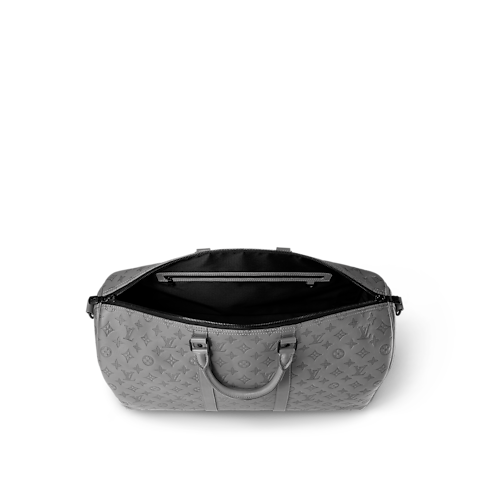 Keepall Bandoulière 50 Monogram Shadow Leather in Men's Discontinued Product Obs 11 collections by Louis Vuitton (Product zoom)