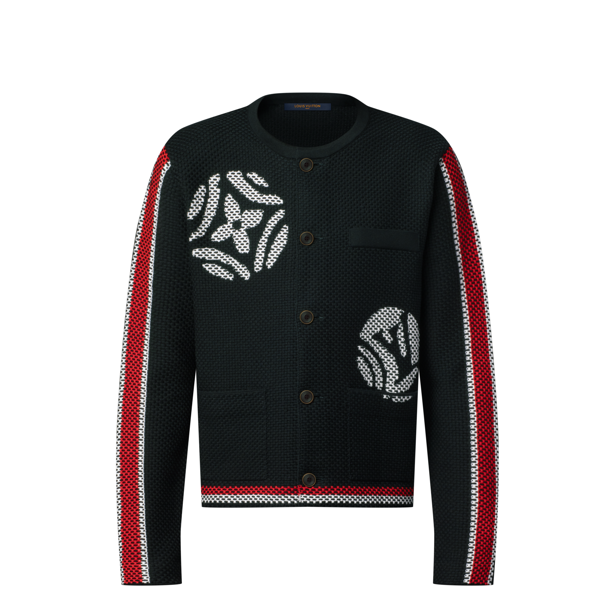 Knitted Cotton Jacket  in Men