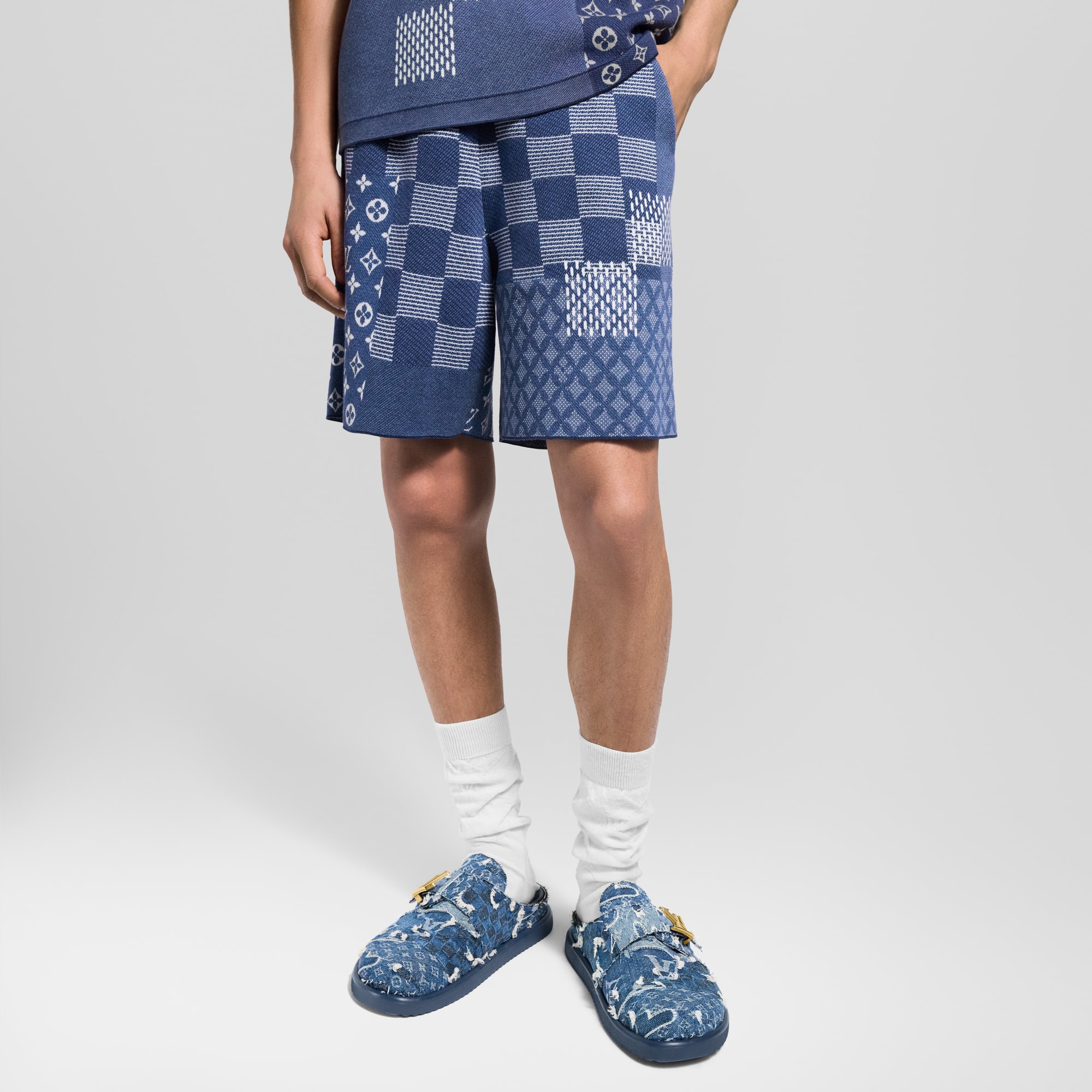 Knitted Shorts  in Men
