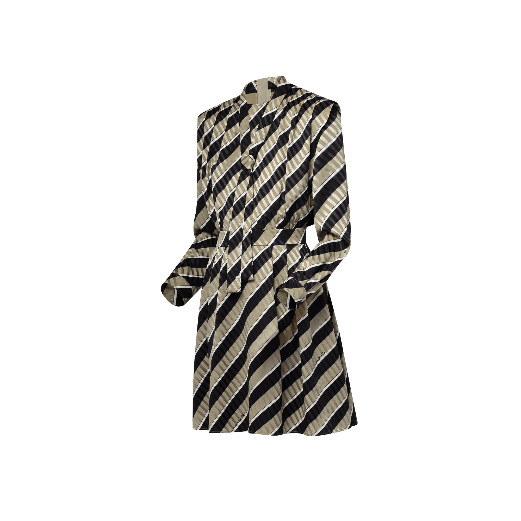 L/S Lavaliere Short Dress  in Women
