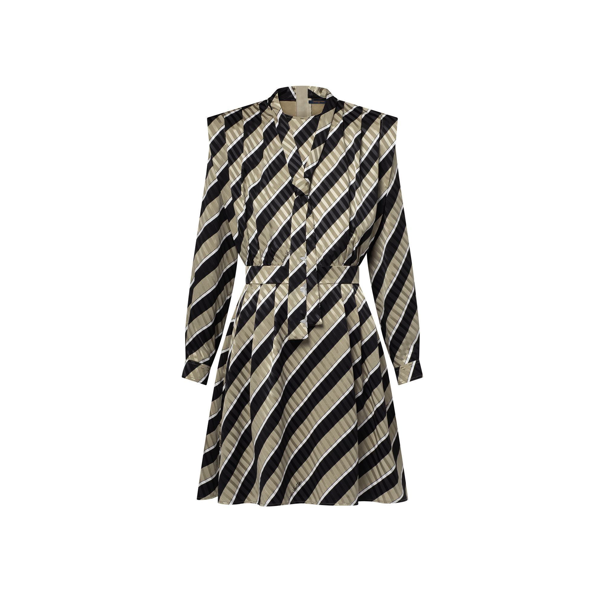 L/S Lavaliere Short Dress  in Women
