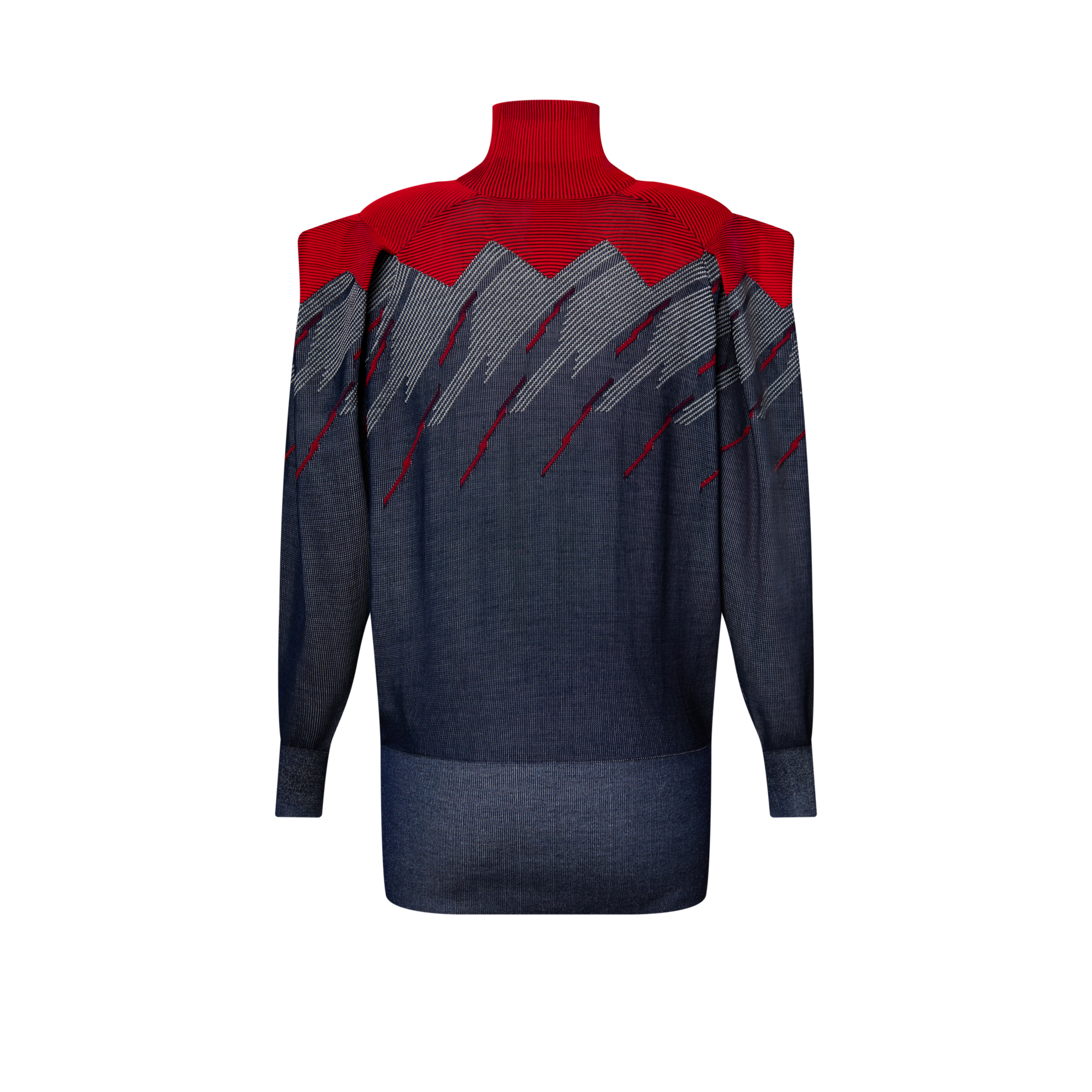 L/S Turtleneck W/ Shoulder Pleat Dtl  in Women