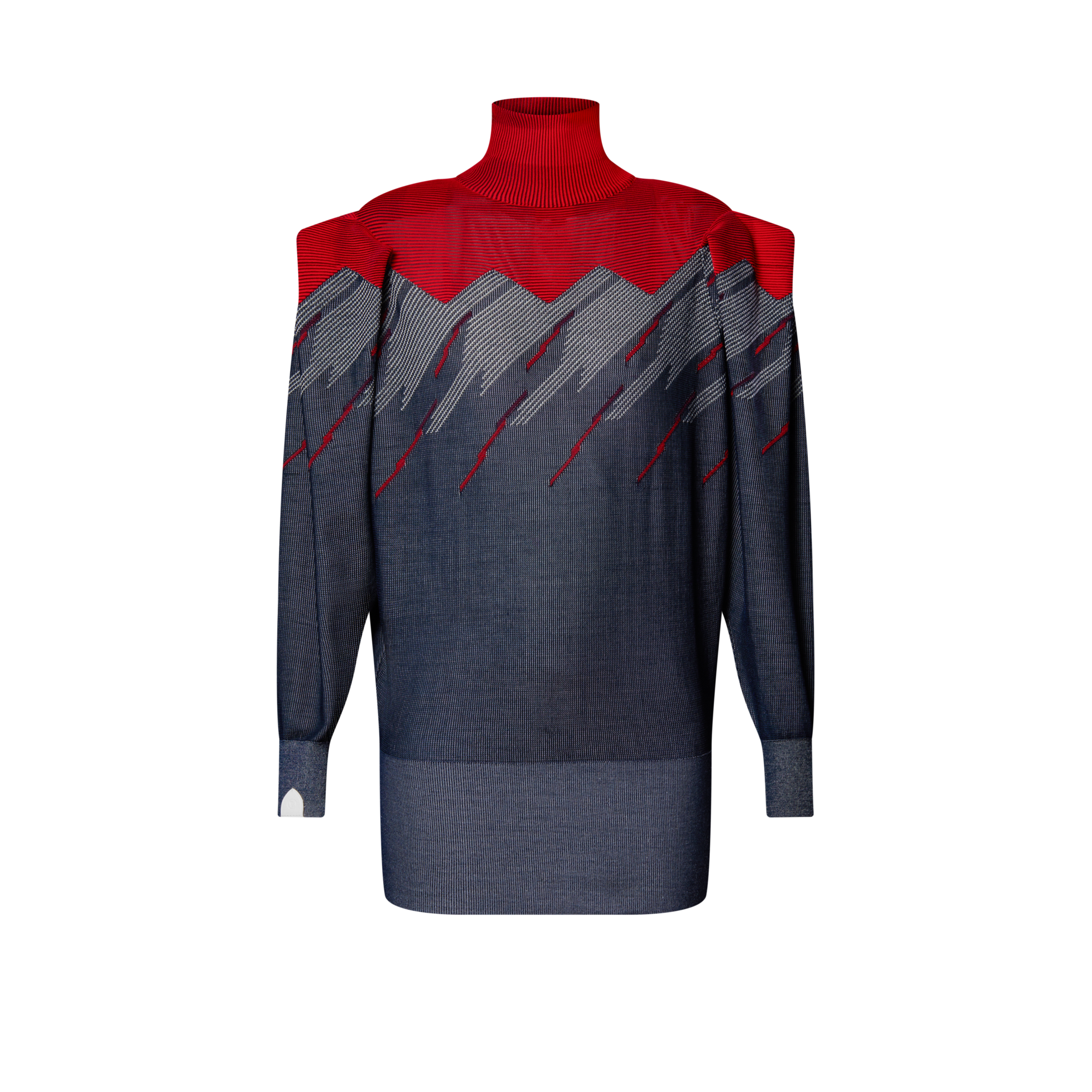 L/S Turtleneck W/ Shoulder Pleat Dtl  in Women