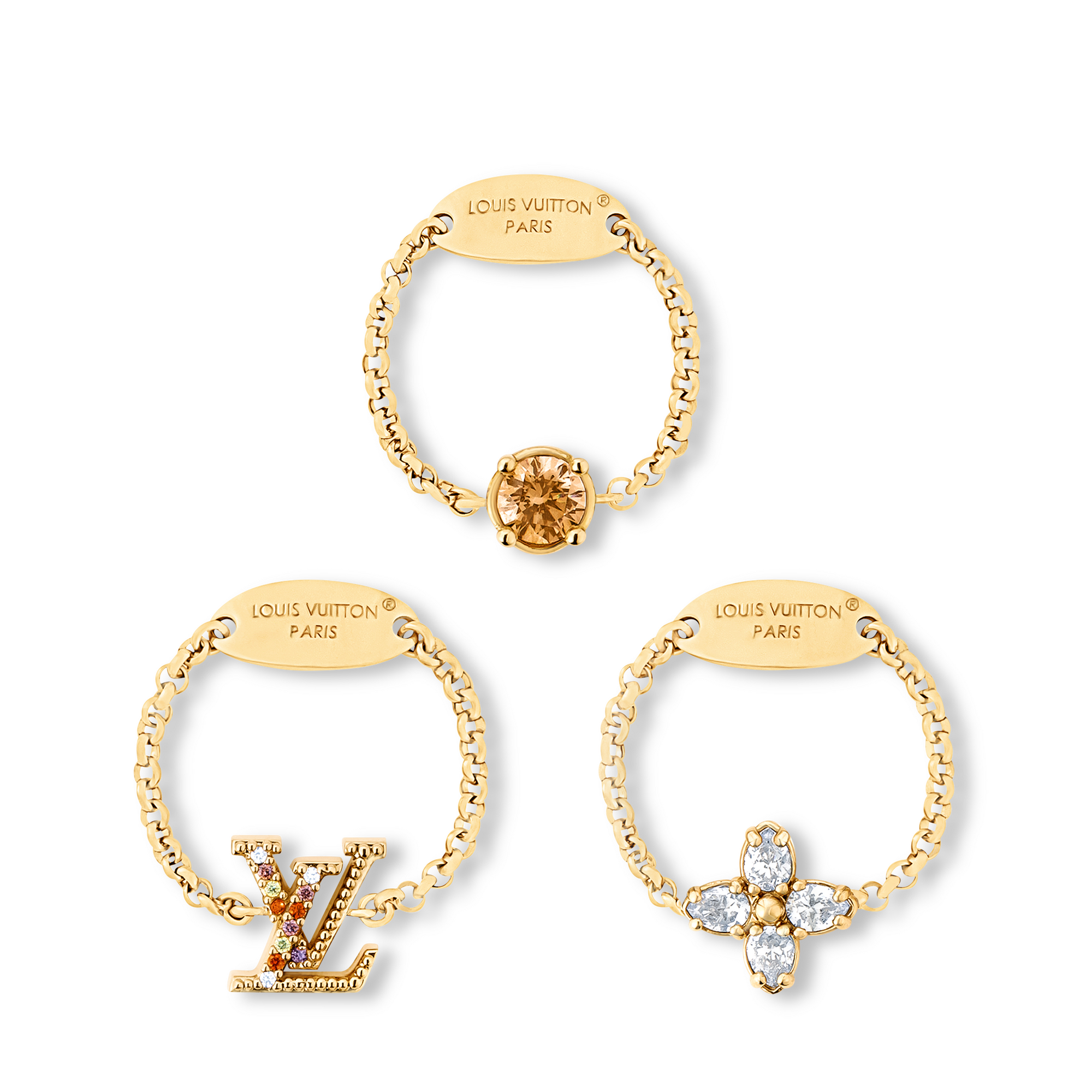 Lady LV Ring Set . in Women