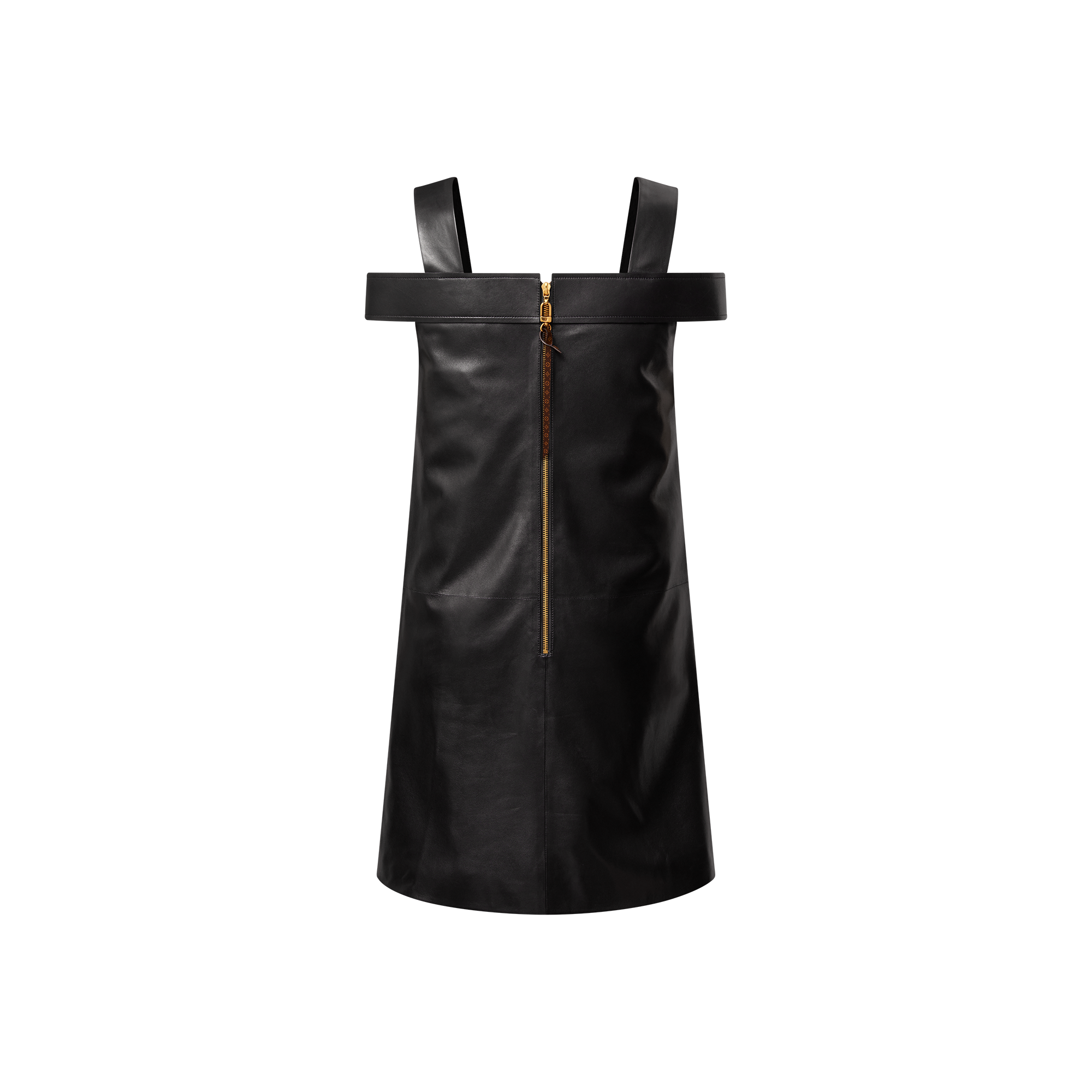 Leather Dress With Strap And Buckle  in Women