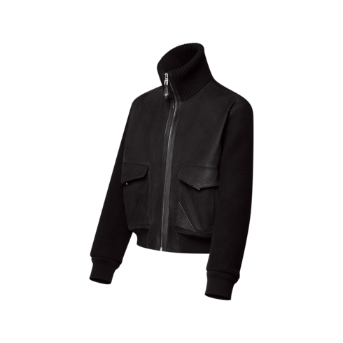 Leather Mix Blouson in Men's New In Men } collections by Louis Vuitton (Product zoom)