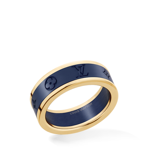 Les Gaston Vuitton Small Ring, Yellow Gold and Titanium in Jewellery's Categories Rings collections by Louis Vuitton (Product zoom)