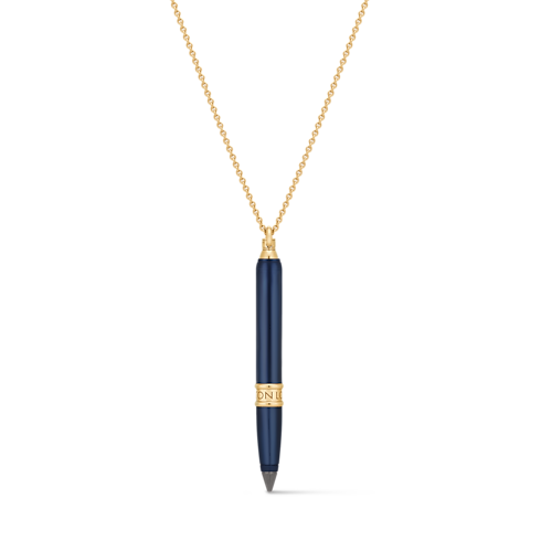 Les Gastons Vuitton Designer Pendant, Yellow Gold and Blue Titanium in Les Extraordinaires's Jewelry Necklaces and Pendants collections by Louis Vuitton (Product zoom)
