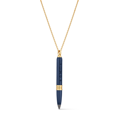 Les Gastons Vuitton Designer Pendant, Yellow Gold and Blue Titanium in Les Extraordinaires's Jewelry Necklaces and Pendants collections by Louis Vuitton (Product zoom)