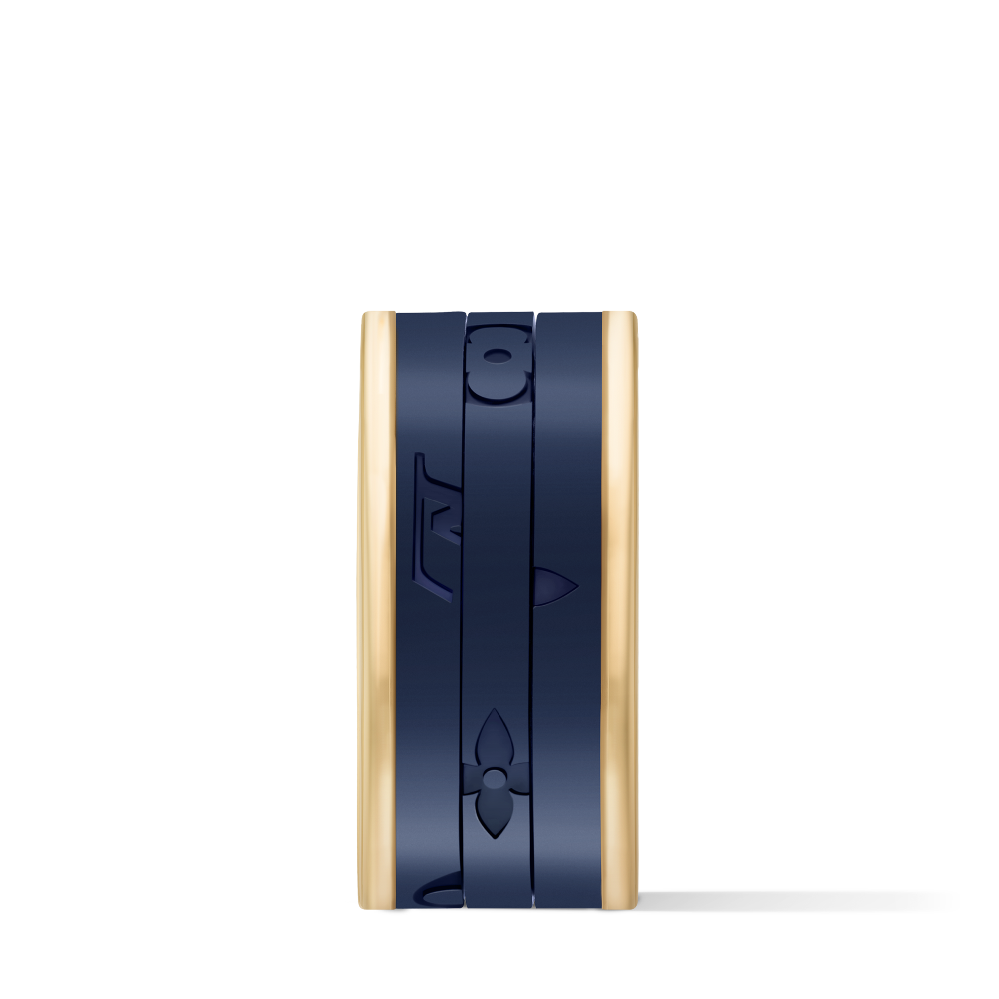 Les Gastons Vuitton Puzzle Ring, Yellow Gold and Blue Titanium  in Jewellery