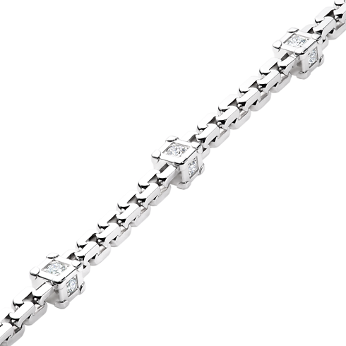 Les Gastons Vuitton Trunk Bracelet, White Gold and Diamonds in Jewellery's Categories Bracelets collections by Louis Vuitton (Product zoom)