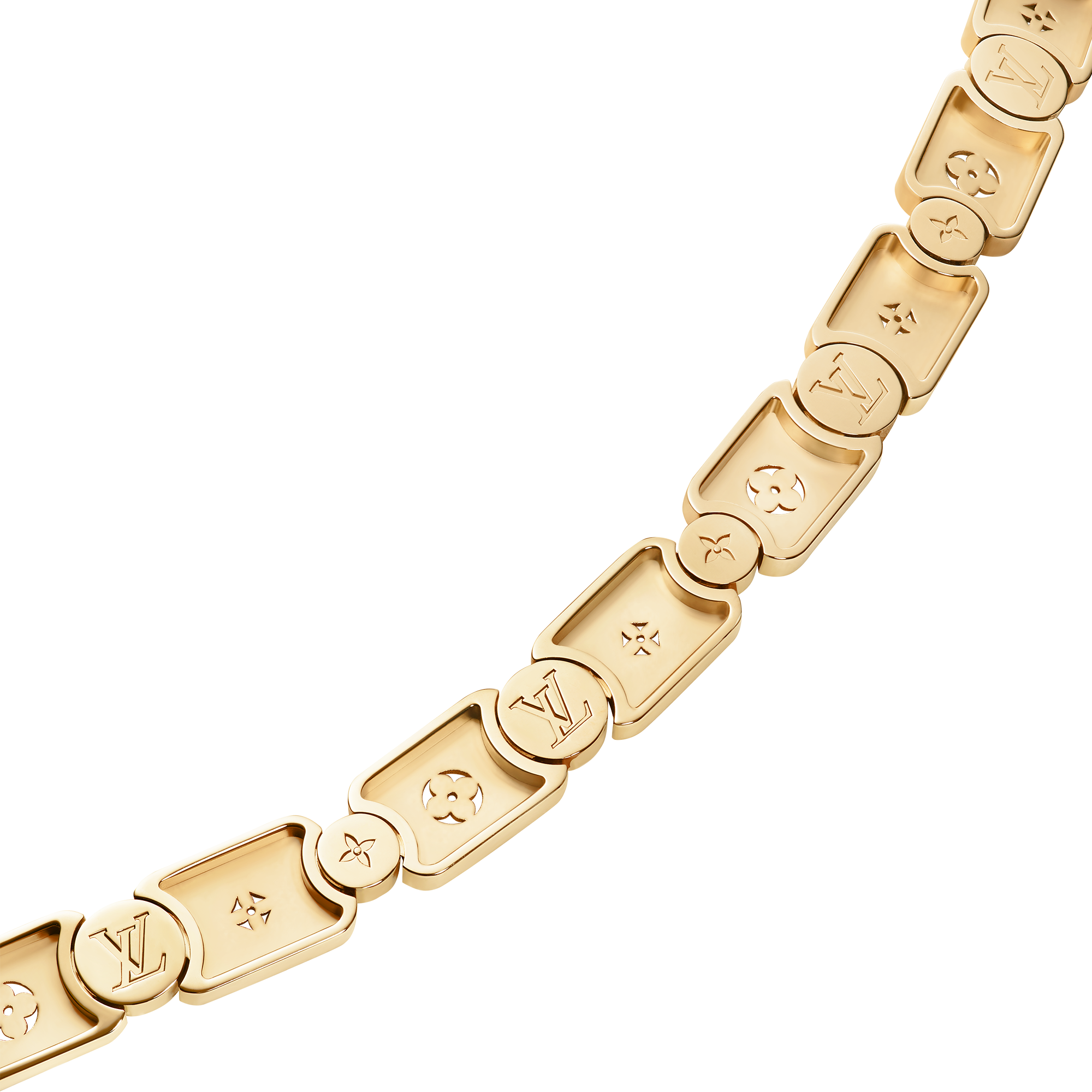 Les Gastons Vuitton Trunk Necklace, White Gold and Diamonds  in Les Extraordinaires