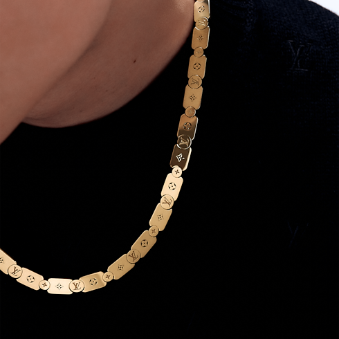 Les Gastons Vuitton Trunk Necklace, White Gold and Diamonds in Les Extraordinaires's Jewelry Necklaces and Pendants collections by Louis Vuitton (Product zoom)