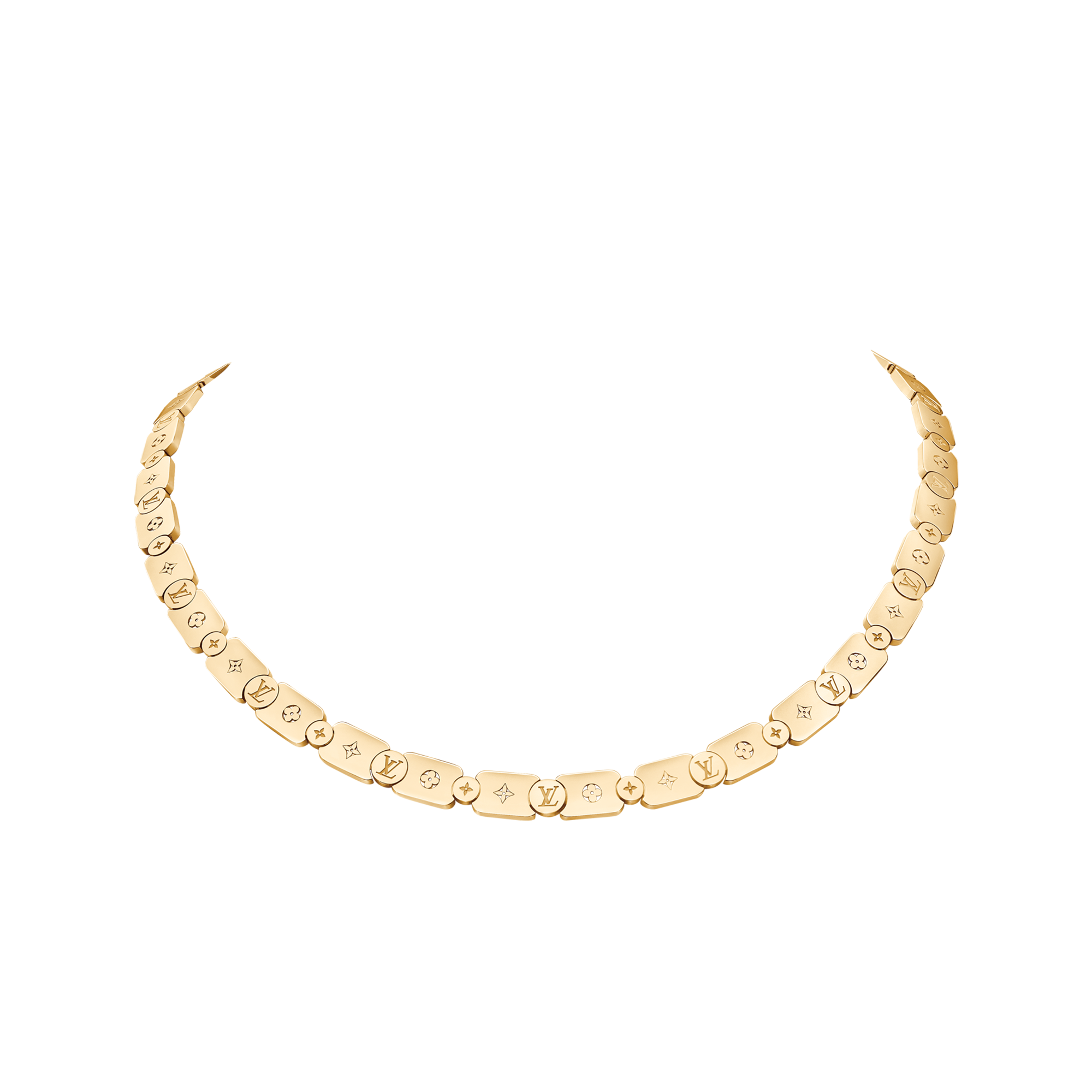 Les Gastons Vuitton Trunk Necklace, White Gold and Diamonds  in Les Extraordinaires