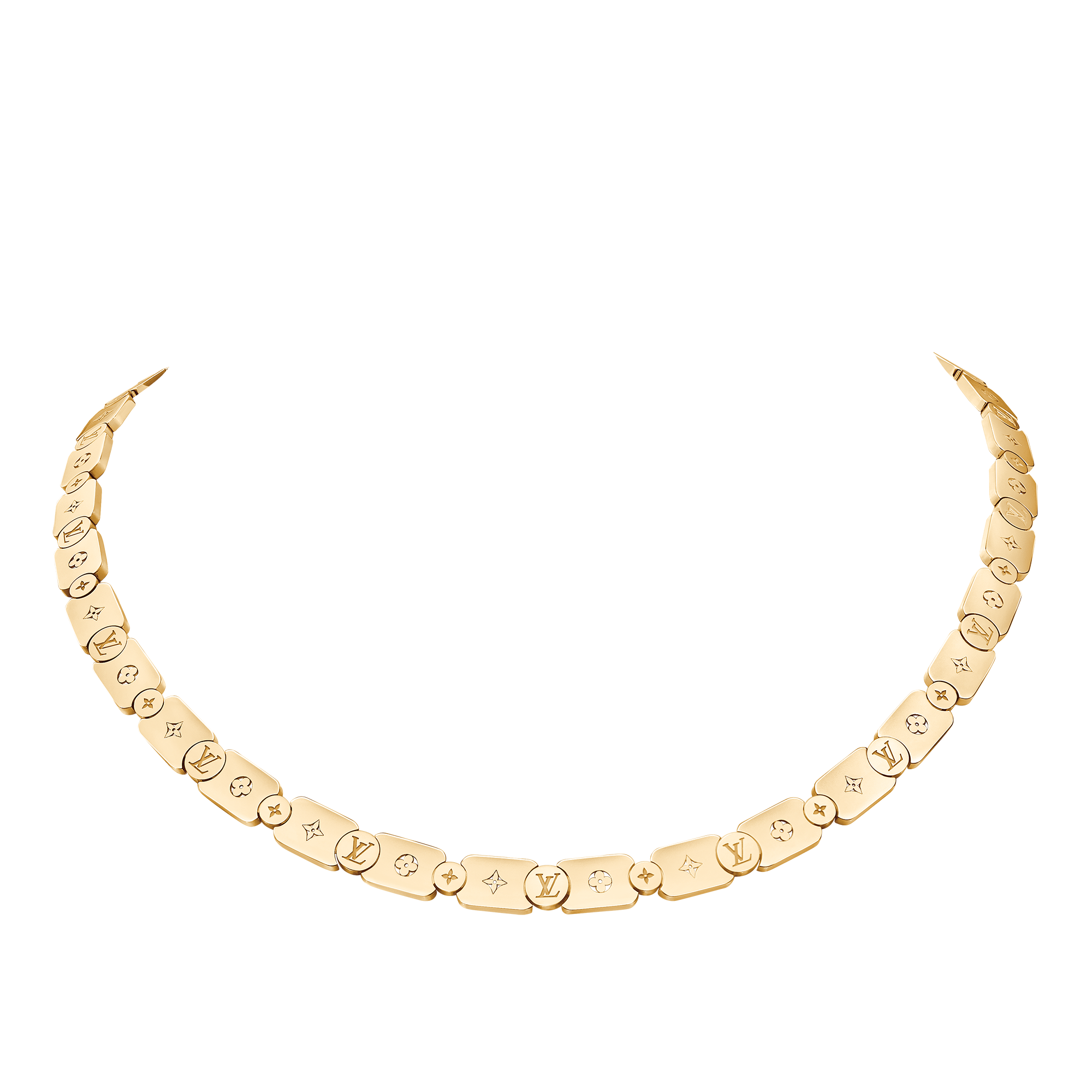 Les Gastons Vuitton Trunk Necklace, White Gold and Diamonds  in Les Extraordinaires