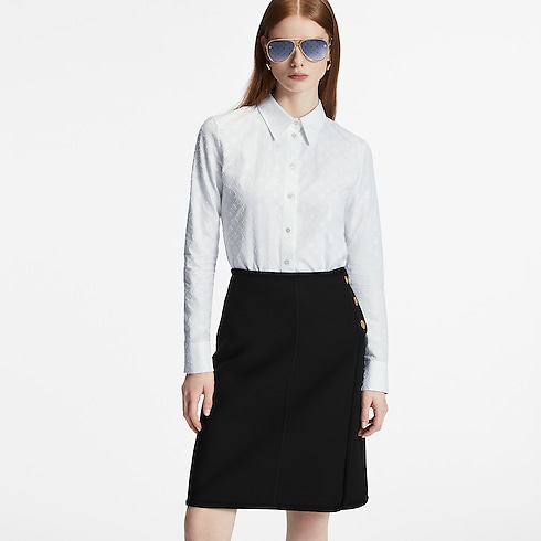 Long Sleeved Fitted Shirt in Women's Ready-to-Wear Tops collections by Louis Vuitton (Product zoom)