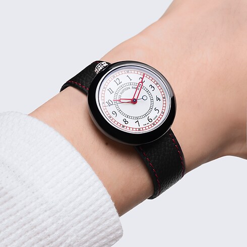 Louis Vuitton Monterey, Automatic, 37mm, Ceramic and steel in Watches's All Watches } collections by Louis Vuitton (Product zoom)