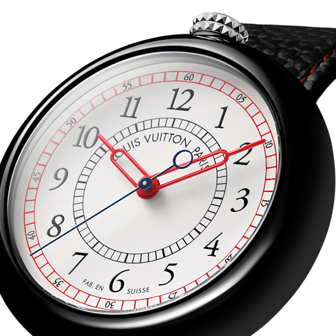 Louis Vuitton Monterey, Automatic, 37mm, Ceramic and steel in Watches's All Watches } collections by Louis Vuitton (Product zoom)