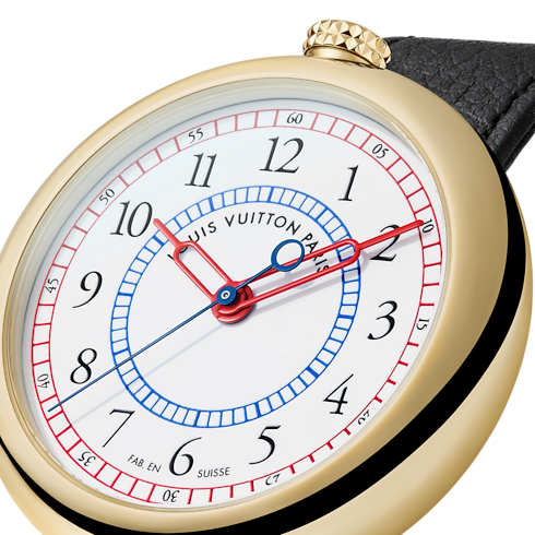 Louis Vuitton Monterey, Automatic, 39mm, Yellow gold in Watches's All Watches } collections by Louis Vuitton (Product zoom)