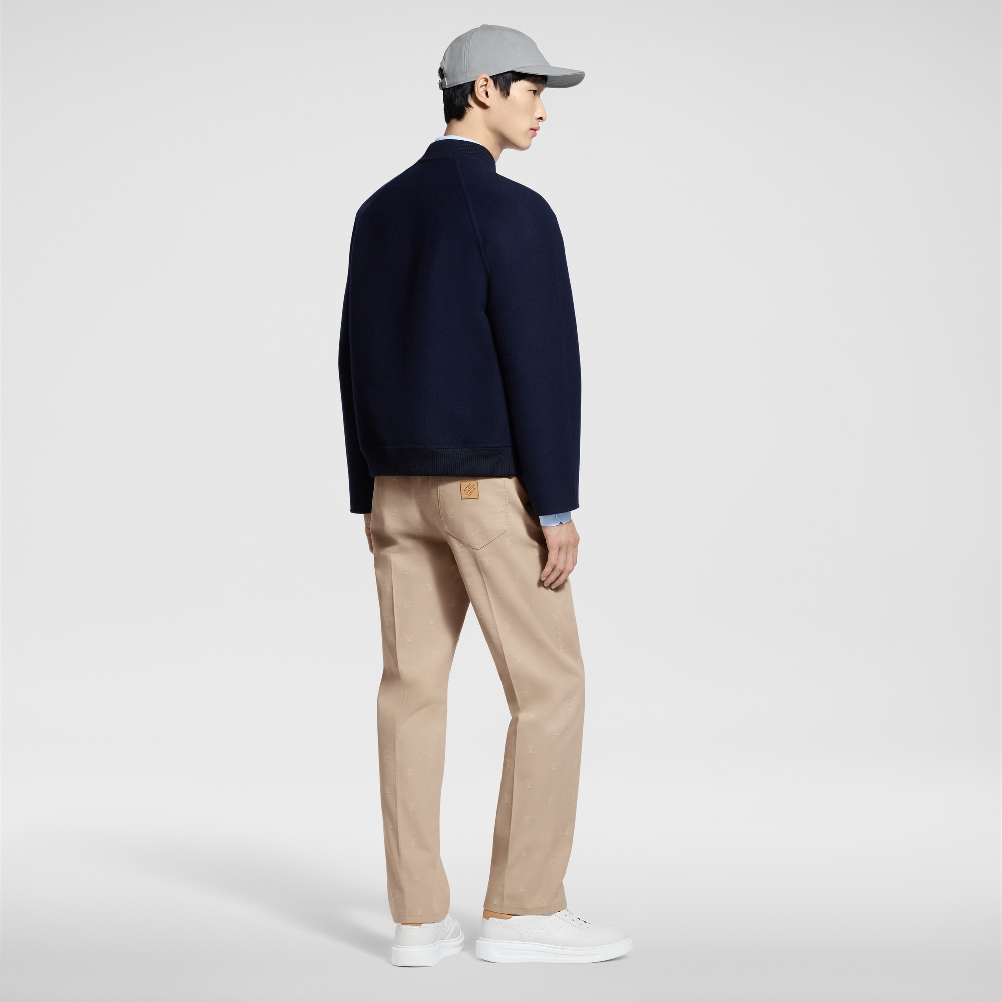 LV Blason Cotton Jacquard Chino Pants  in Men