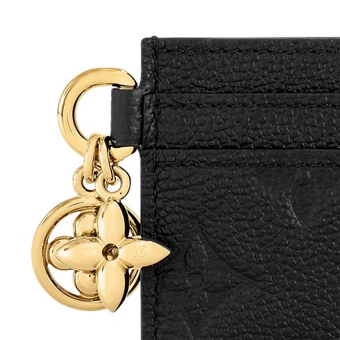 LV Charms Card Holder Monogram Empreinte in Women's Wallets and Small Leather Goods Women's Card Holders collections by Louis Vuitton (Product zoom)